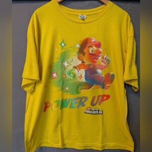 Vintage Super Mario Bros. Wii Video Game Promo Tee